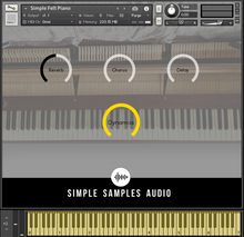 Load image into Gallery viewer, Simple Felt Piano